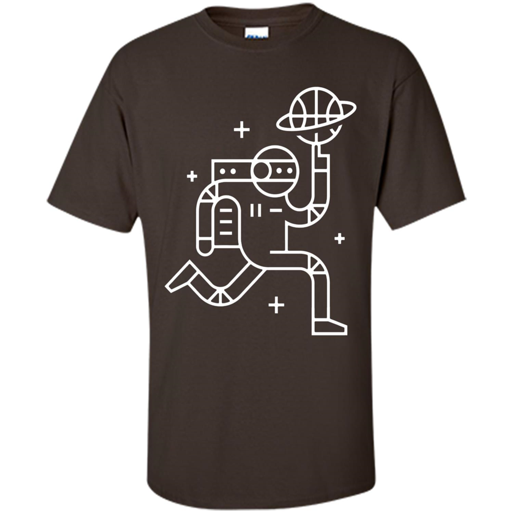 Space Ballin' T-Shirt Dark Chocolate