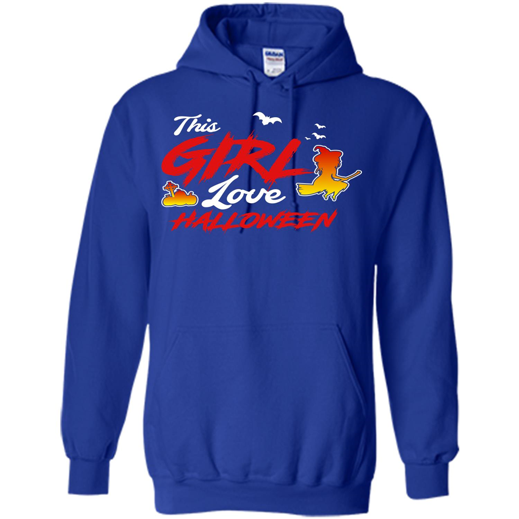 Halloween T-shirt This Girl Love Halloween Royal