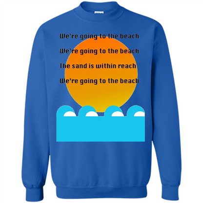 Summer T-shirt We're Going To The Beach T-shirt Royal