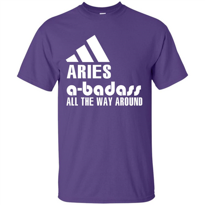 Aries A-Badass All The Way Around T-shirt Purple