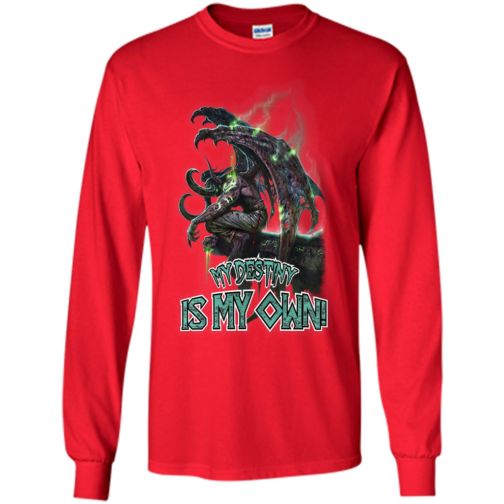 World of Warcraft T-shirt My Destiny Is My Own T-shirt Red