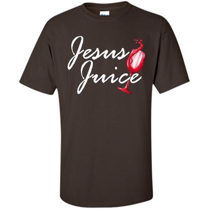 Wine T-shirt Jesus Juice Dark Chocolate