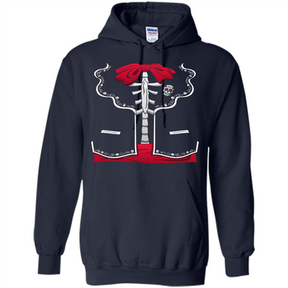 Halloween Costume Dia De Los Muertos T-Shirt Day Of The Dead Navy