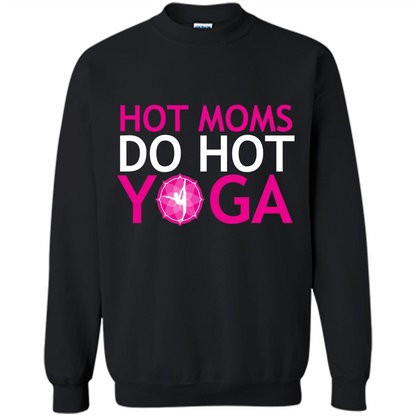 Hot Moms Do Hot Yoga T-shirt Black