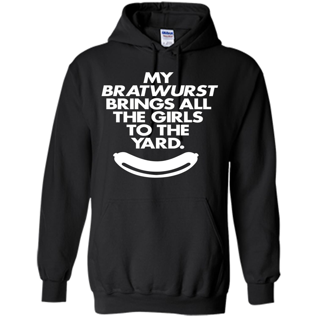 Oktoberfest T-shirt Funny My Bratwurst Sausage Shirt Black