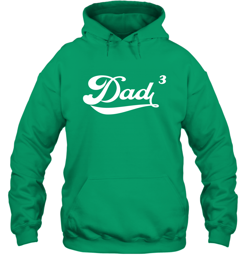 Dad 3 Cubed Dad To The Third Power Three Kids Shirt Hoodie Hoodie Irish