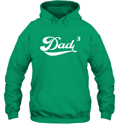 Dad 3 Cubed Dad To The Third Power Three Kids Shirt Hoodie Hoodie Irish