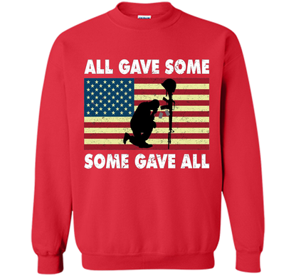 All gave some Some gave all T-Shirt Veteran &amp; Memorial's Day shirt Red