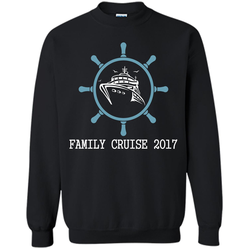 Family T-shirt Family Cruise 2017 Black