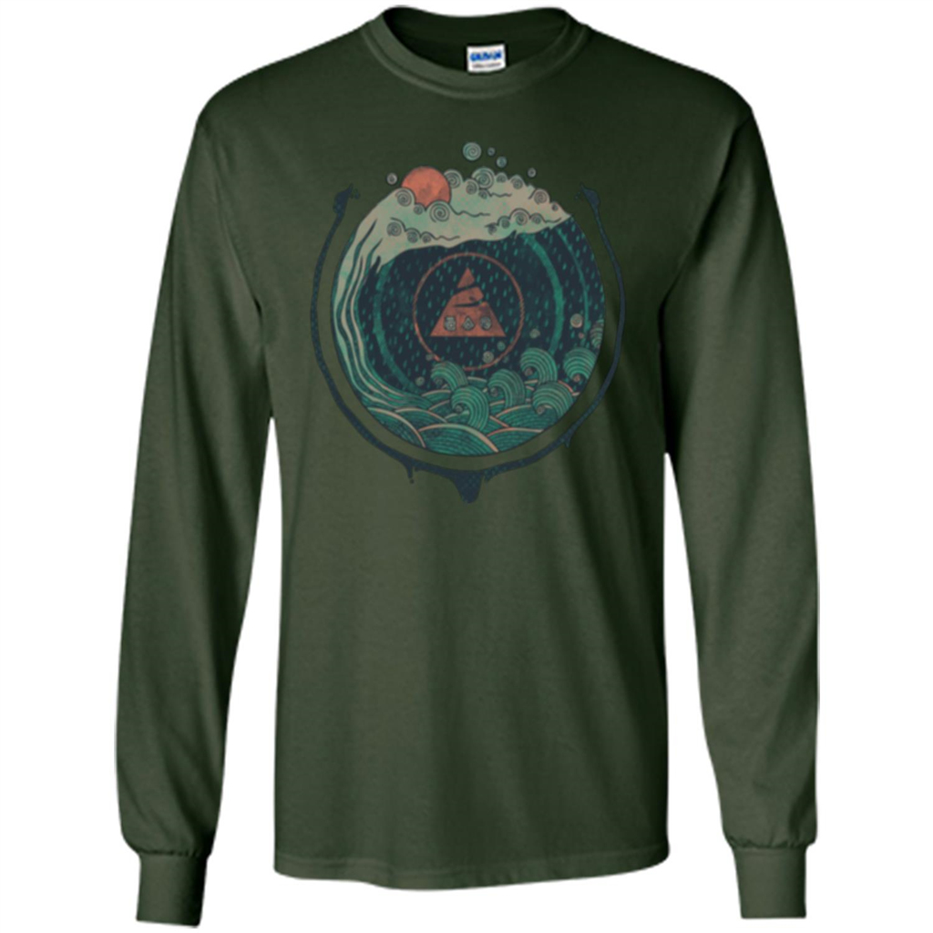 Water T-shirt Forest Green