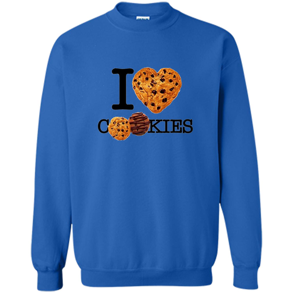 I Love (Heart) Cookies T-shirt Royal