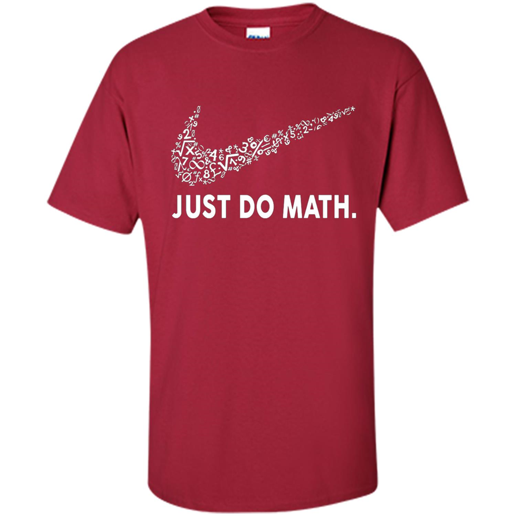 Math T-shirt Just Do Math Cardinal