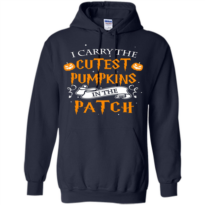 Halloween T-shirt I Carry The Cutest Pumpkins In The Patch T-shirt Navy