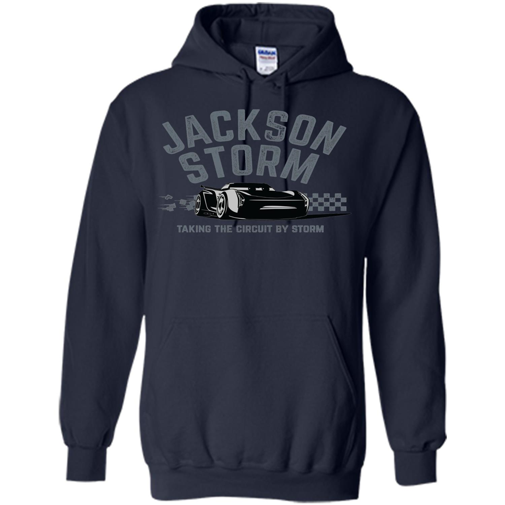 Love Car T-shirt Jackson Storm Taking The Circuit By Storm Navy