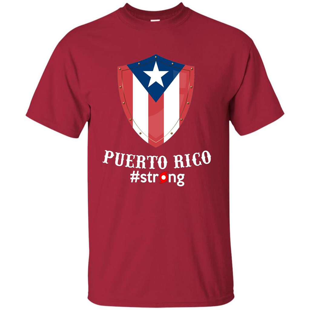 Puerto Rico Strong T-shirt Cardinal