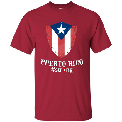 Puerto Rico Strong T-shirt Cardinal