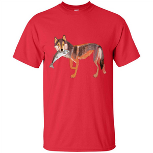 Sea Wolf T-shirt Fish and Wolf