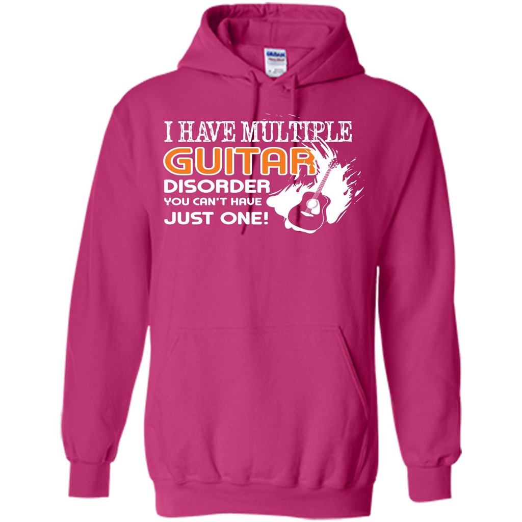 Guitar T-shirt I Have Multiple Guitar Disorder You Can't Have Just One Heliconia