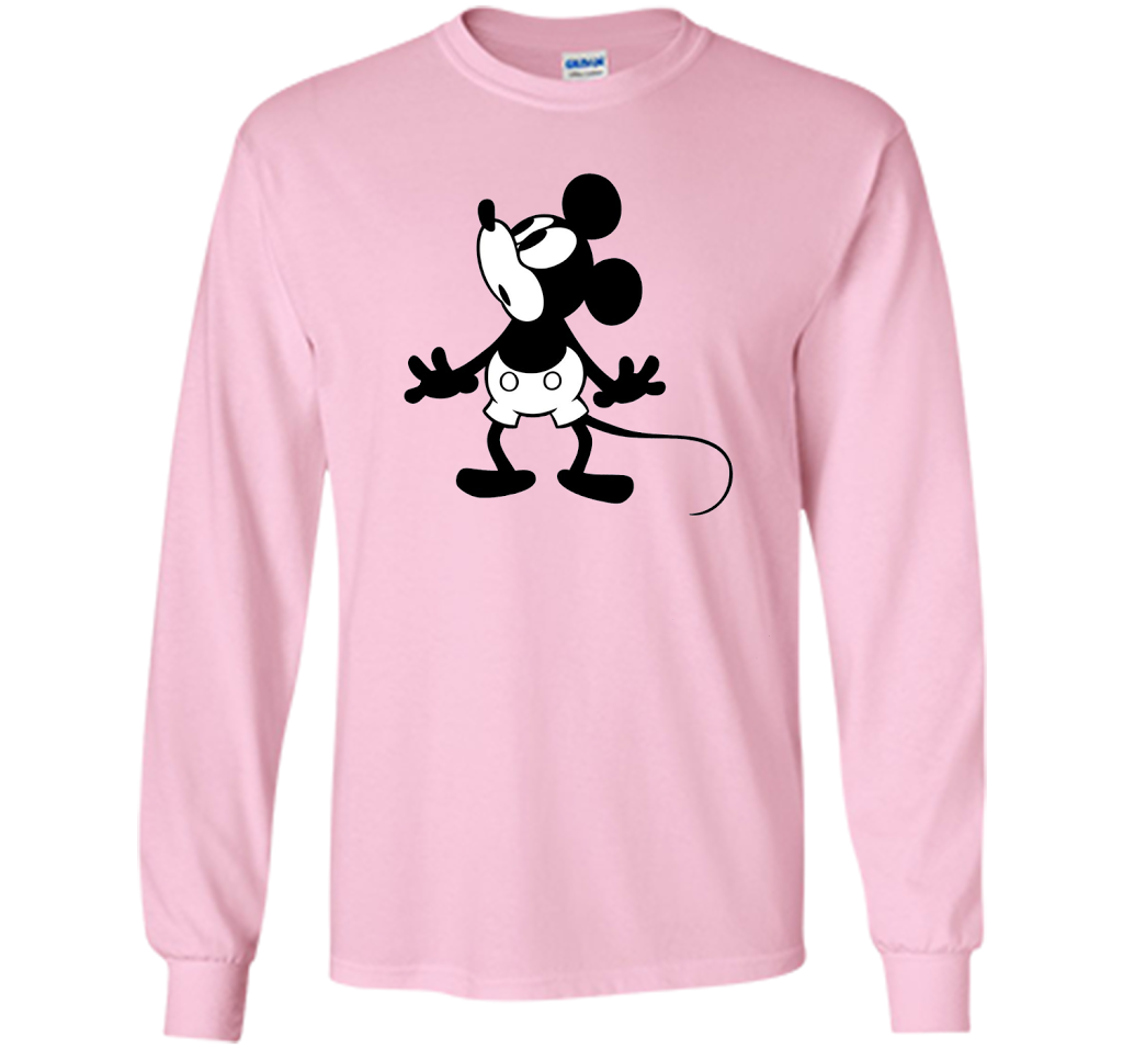 Disney Classic Mickey Mouse Graphic T-Shirt shirt Light Pink