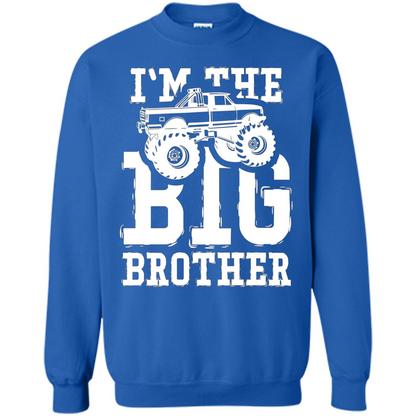 I'm The Big Brother Monster Truck T-shirt Royal