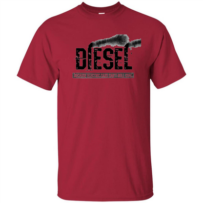 Diesel Rolling Coal T-Shirt Black Smoke Lifted Truck T-Shirt Cardinal