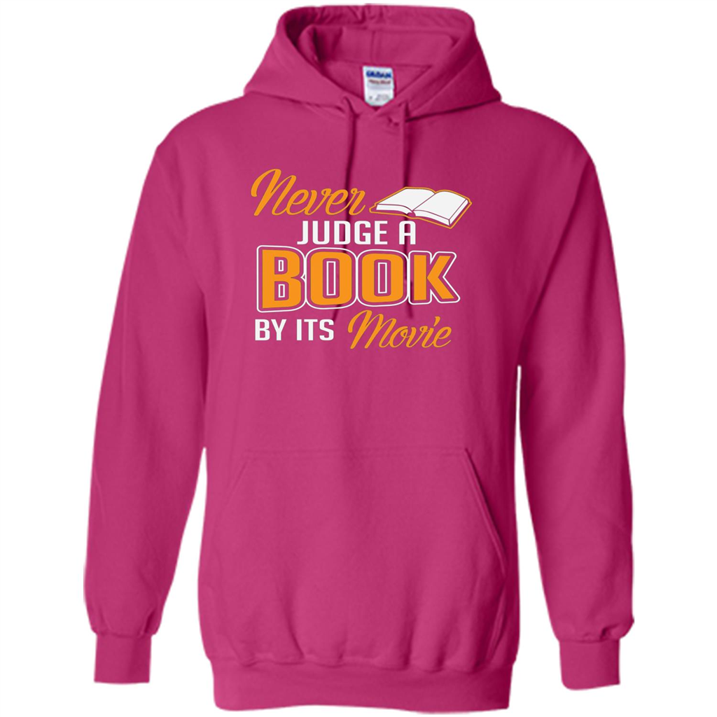 Book Reader T-shirt Never Judge A Book By It's Movie T-shirt Heliconia