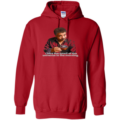 Neil Degrasse Tyson I Love The Smell Of The Universe T-Shirt Red