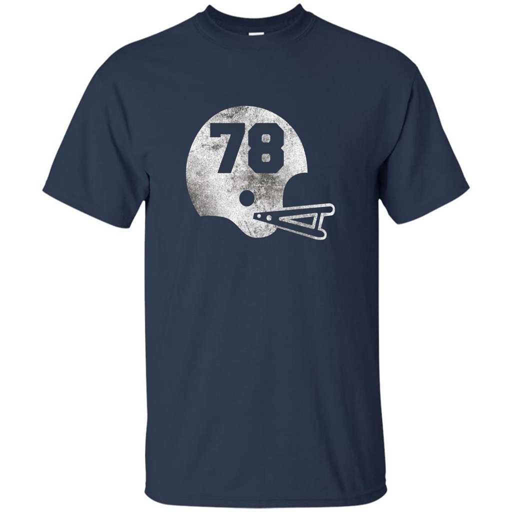 Football Number 78 T-shirt Player Number Navy