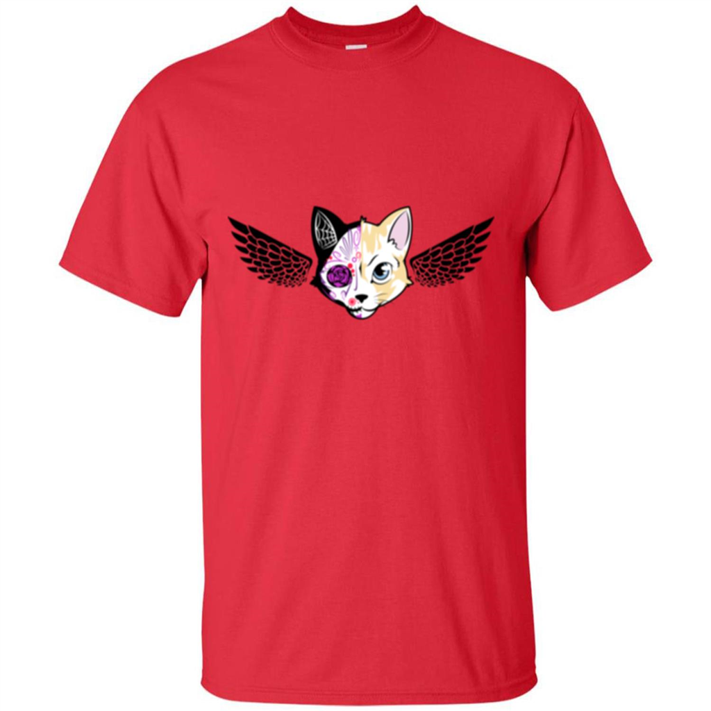 Wolf and Bird T-shirt Red