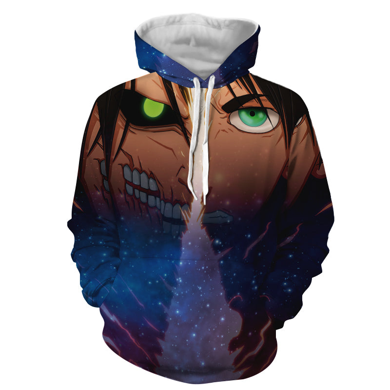 Eren Yeager Titan Form Attack On Titan 3D Hoodie