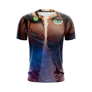Attack On Titan Eren Yeager Titan Form Anime Lover Unisex 3D T-shirt