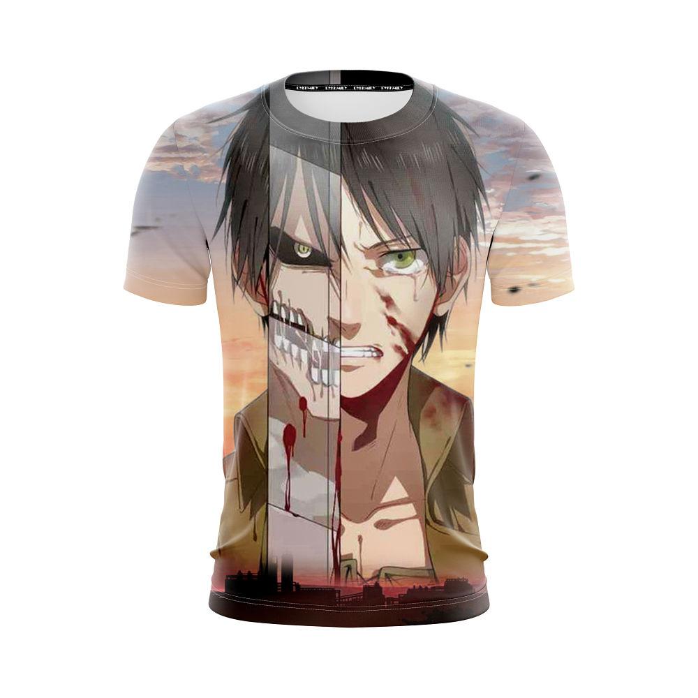 Attack On Titan Eren Yeager Titan Form Unisex 3D T-shirt