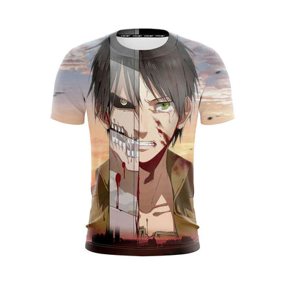 Attack On Titan Eren Yeager Titan Form Unisex 3D T-shirt