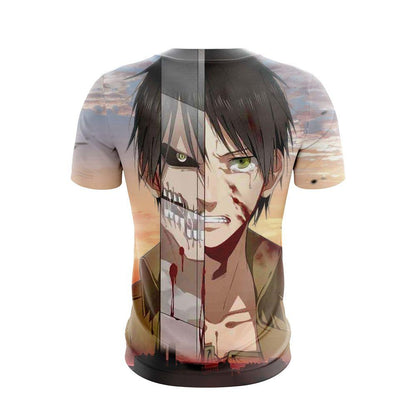 Attack On Titan Eren Yeager Titan Form Unisex 3D T-shirt