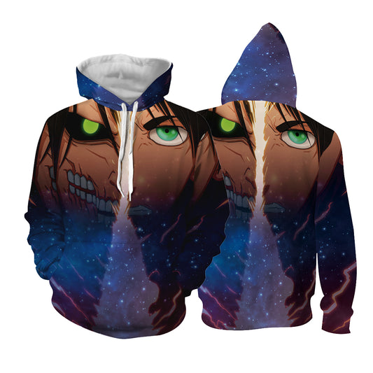 Eren Yeager Titan Form Attack On Titan 3D Hoodie