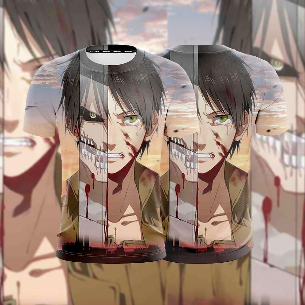 Attack On Titan Eren Yeager Titan Form Unisex 3D T-shirt