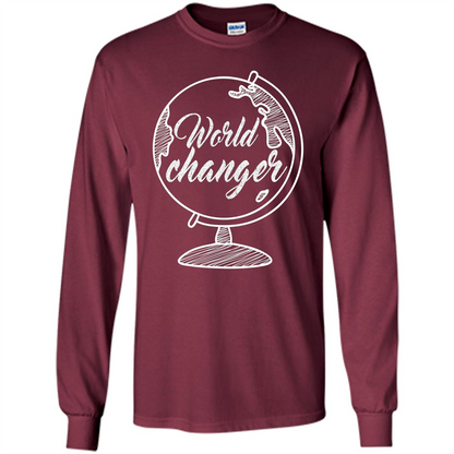 World Changer T-shirt Maroon
