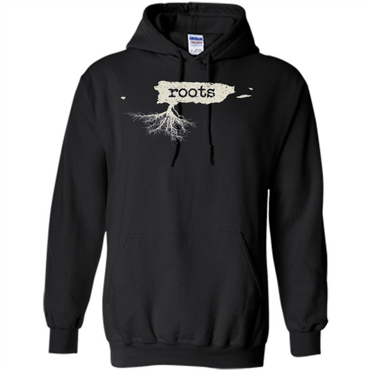 Puerto Rico Roots T-shirt Love Native Born State T-shirt Black