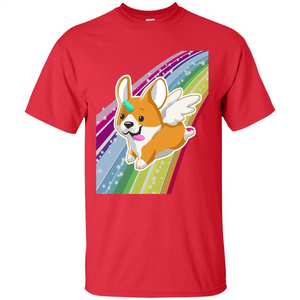 Rainbow Unicorg Corgi Lover T-shirt