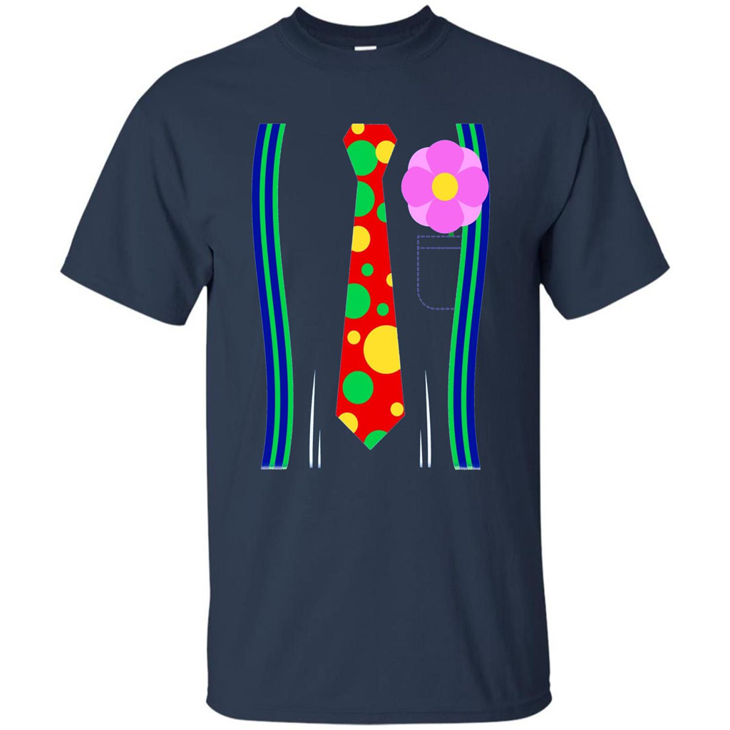 Halloween Clown Costume T-shirt Navy