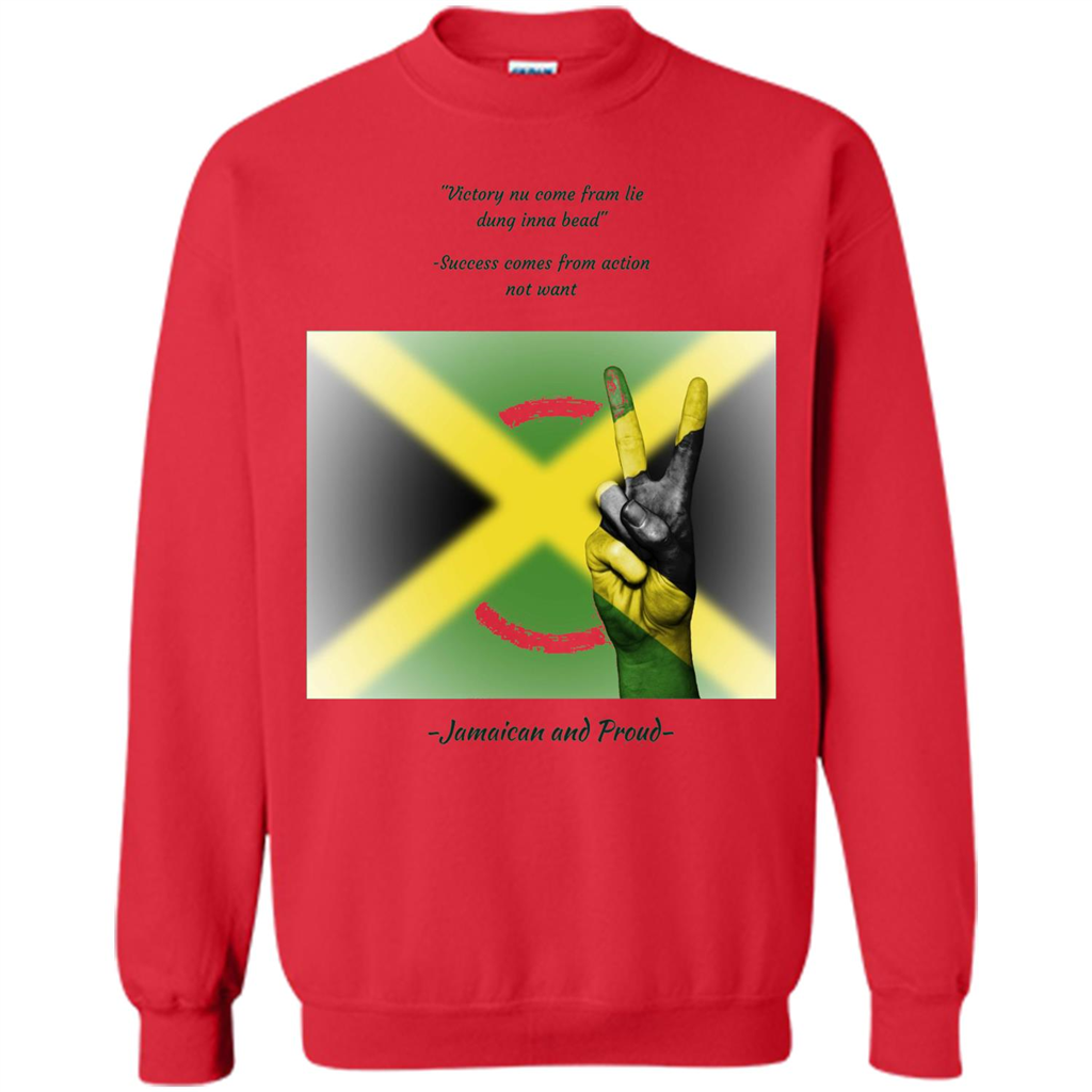 Jamaican Pride T-shirt Jamaican And Proud Red