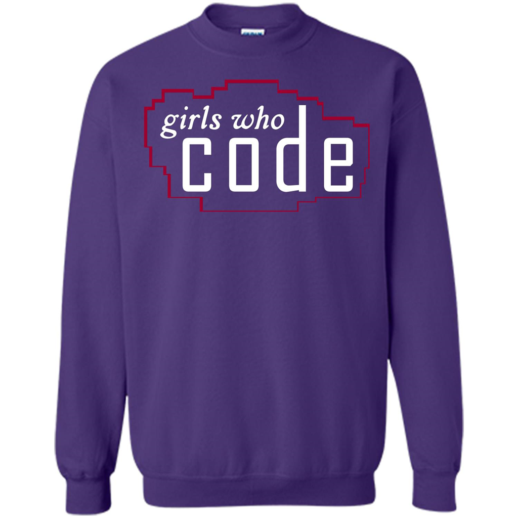 Coder T-shirt Girls Who Code T-shirt Purple
