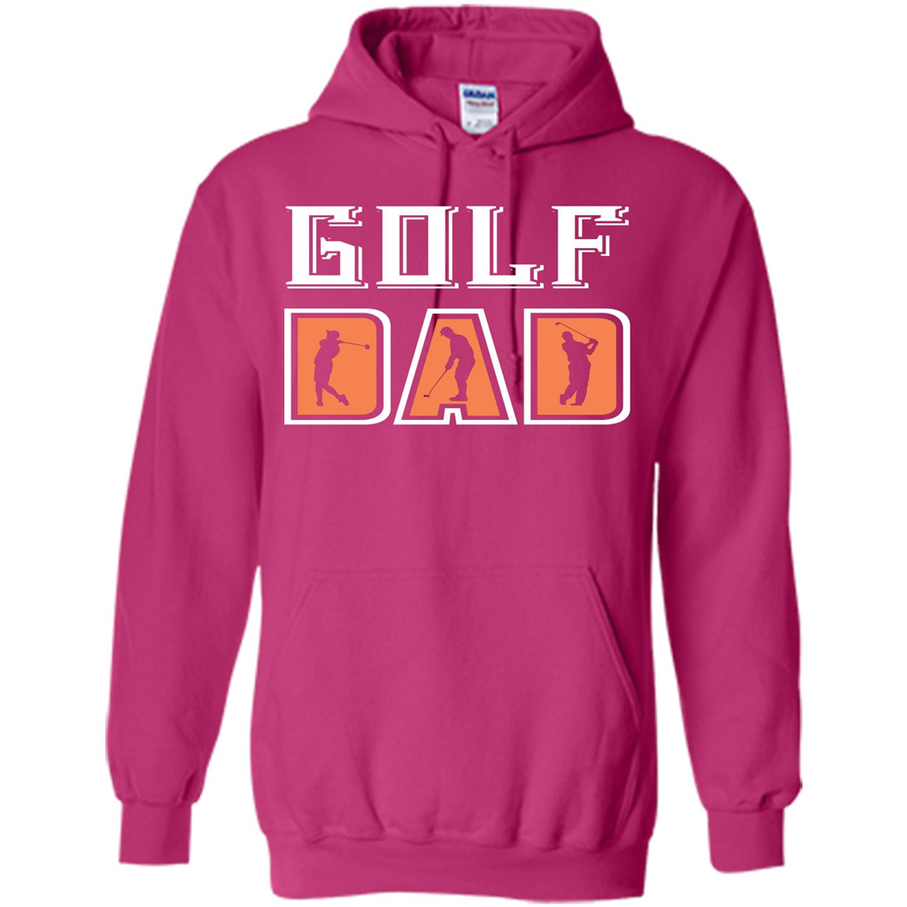 Golf Lover T-shirt Golf Dad Heliconia