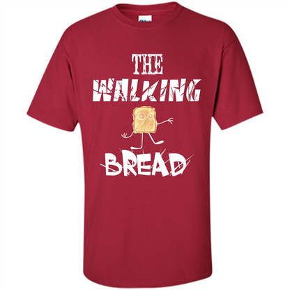 The Walking Bread T-shirt Cardinal