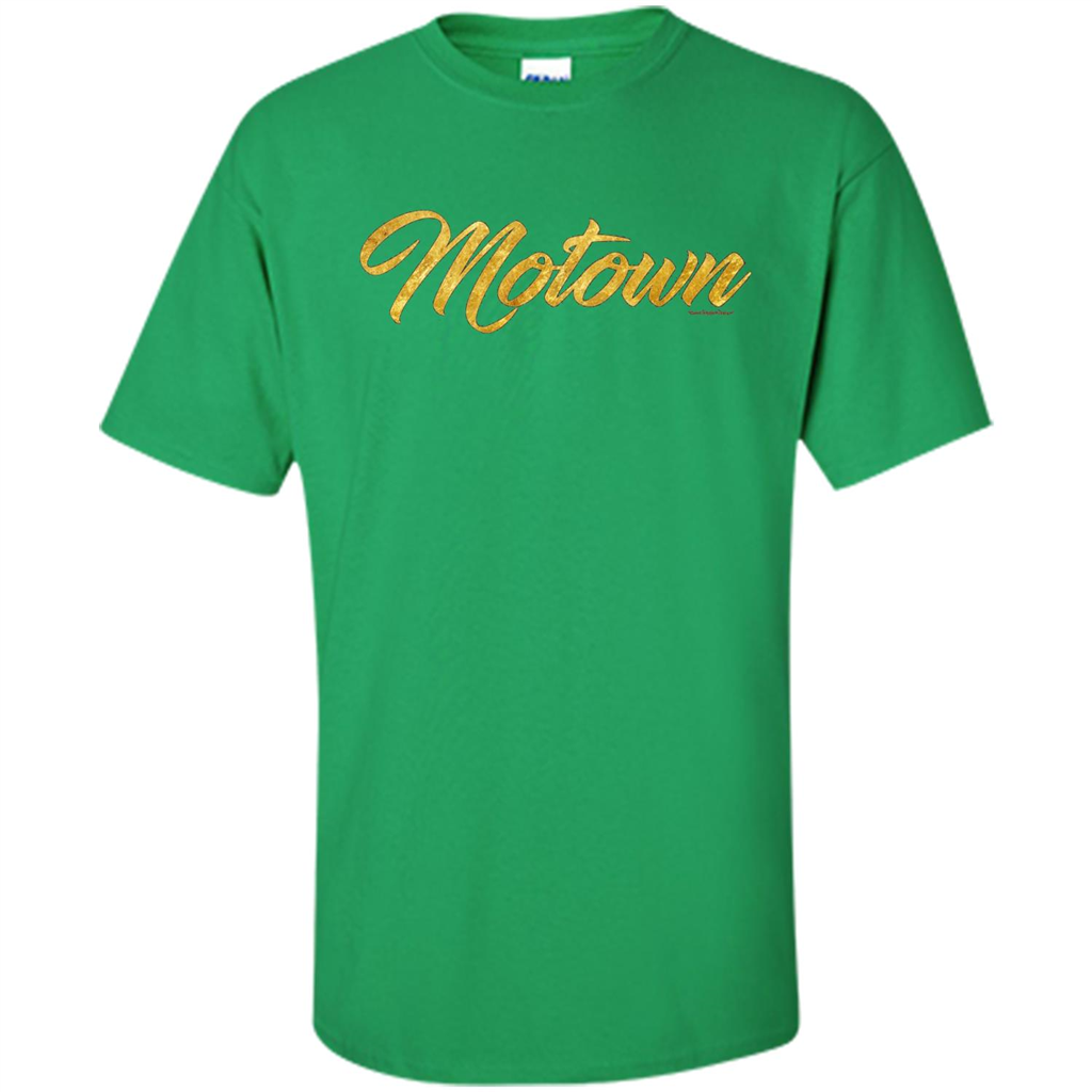 MOTOWN GOLD T-shirt Detroit Michigan Motor T-Shirt Irish Green