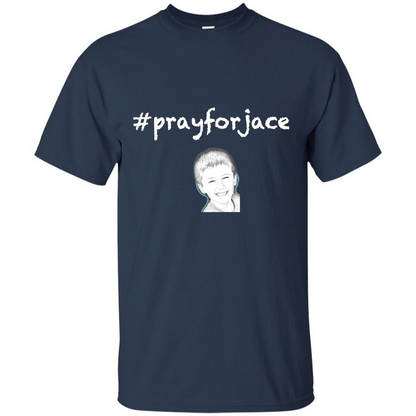 Pray for Jace T-shirt Navy