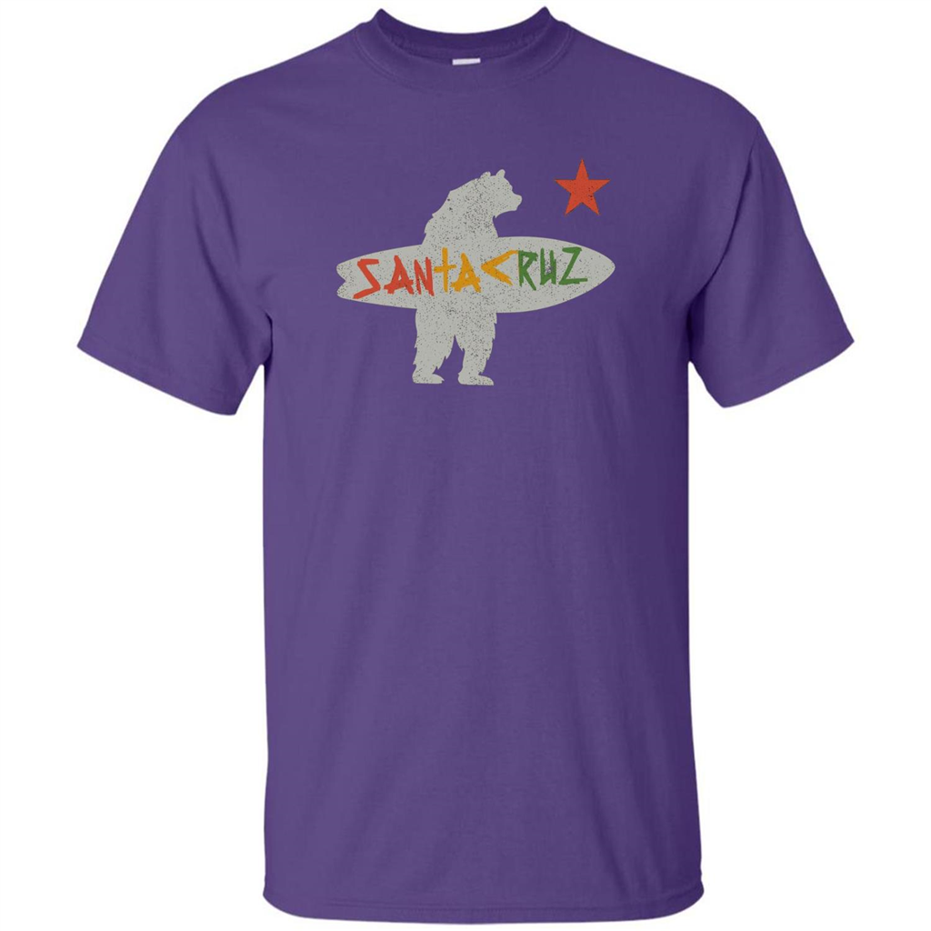 Santa Cruz Surf Bear T-Shirt Purple