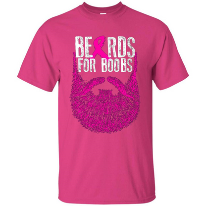Beards For Boobs T-shirt Heliconia