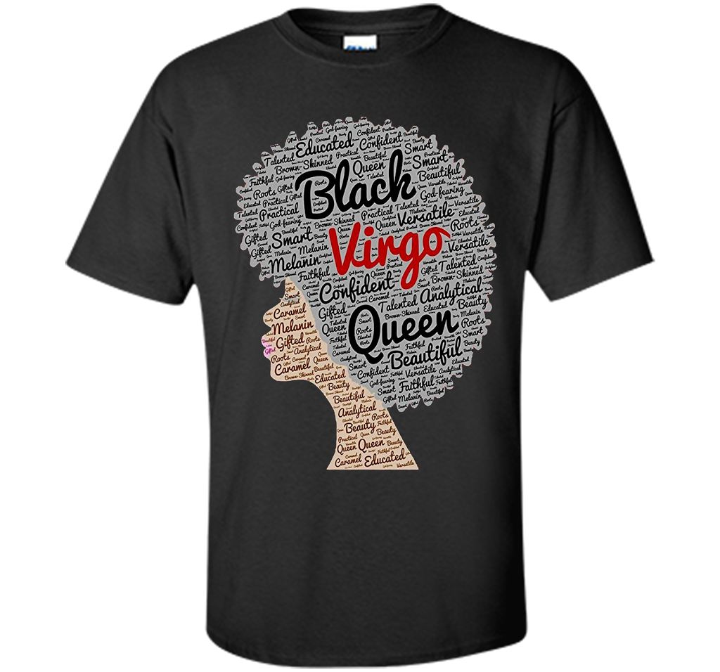 Virgo T-Shirt Black Women T-shirt Black
