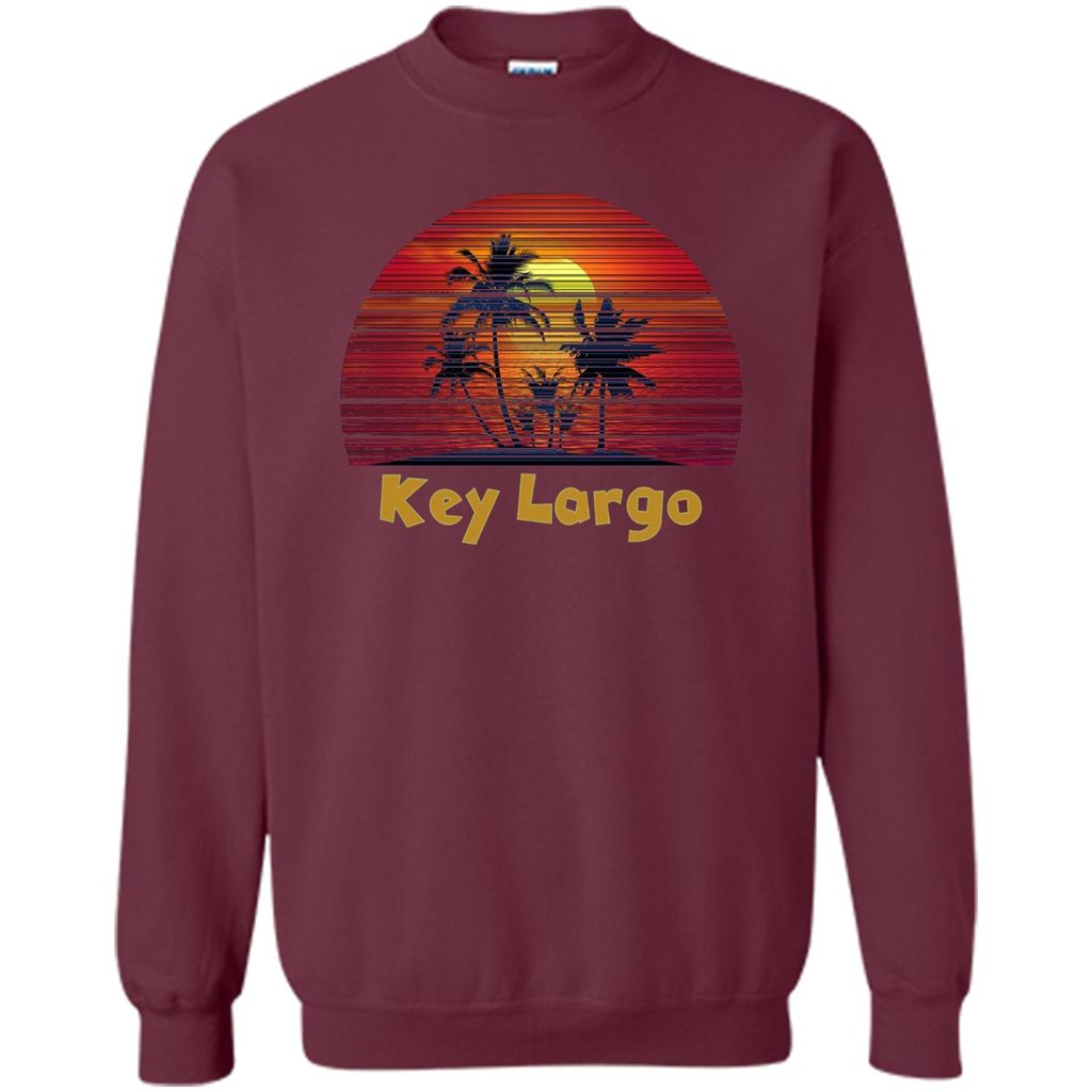 Key Largo Florida T-shirt Maroon